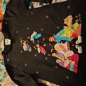 Quacker Factory Nativity sweater